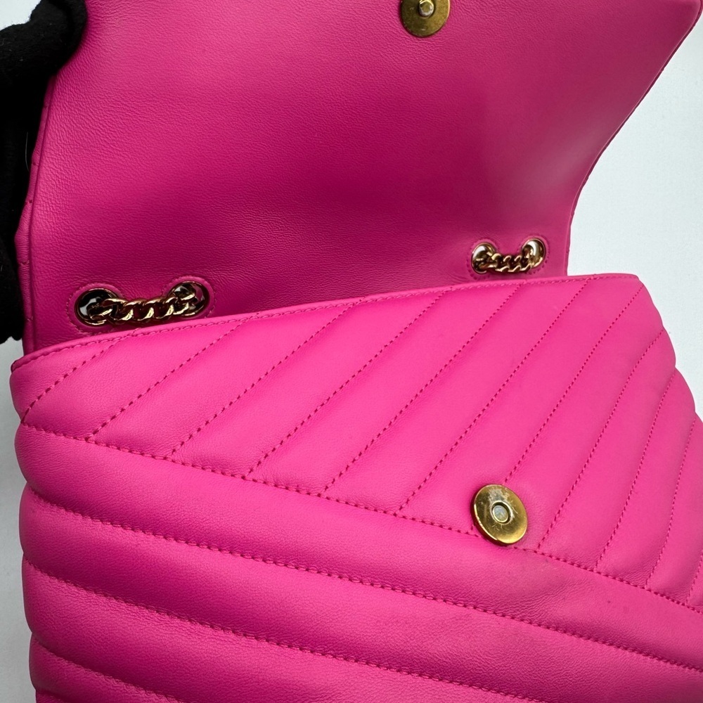 Tory Burch Pink Quilted Shoulder Bag | Good Condition - Picture 10 of 17